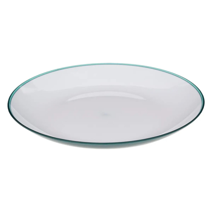 Assiette "Square" bleu marine 25cm