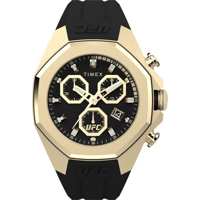 Reloj Timex TW2W69800 Hombre Analogico Cuarzo con Correa de Silicona