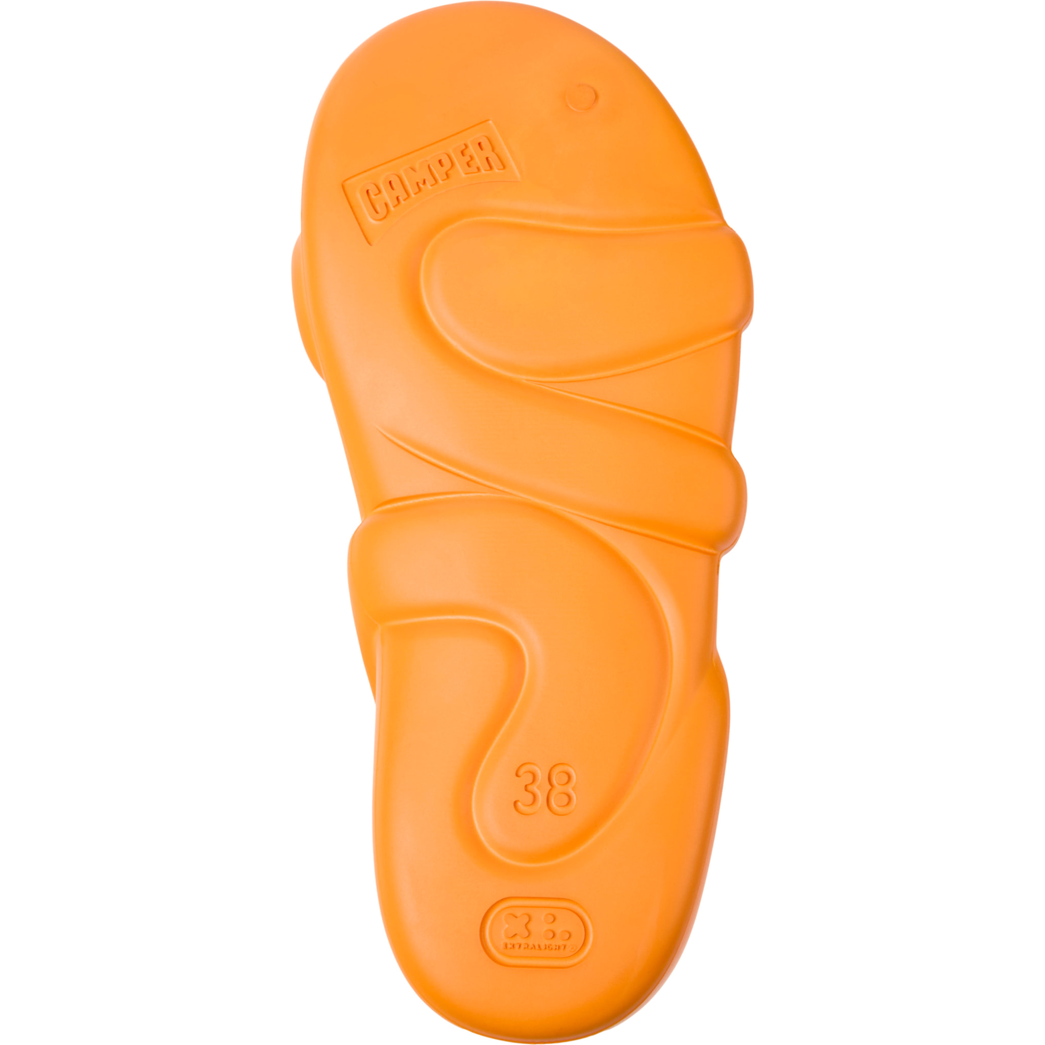 Sandalias - CAMPER Kobarah Flat - Naranja - Sintético