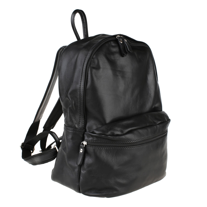 Chicca Borse Borsa Zaino Nero