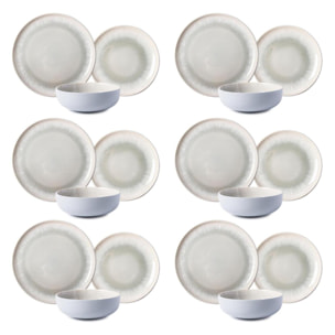 Service 18 pièces bleu - "Iris"