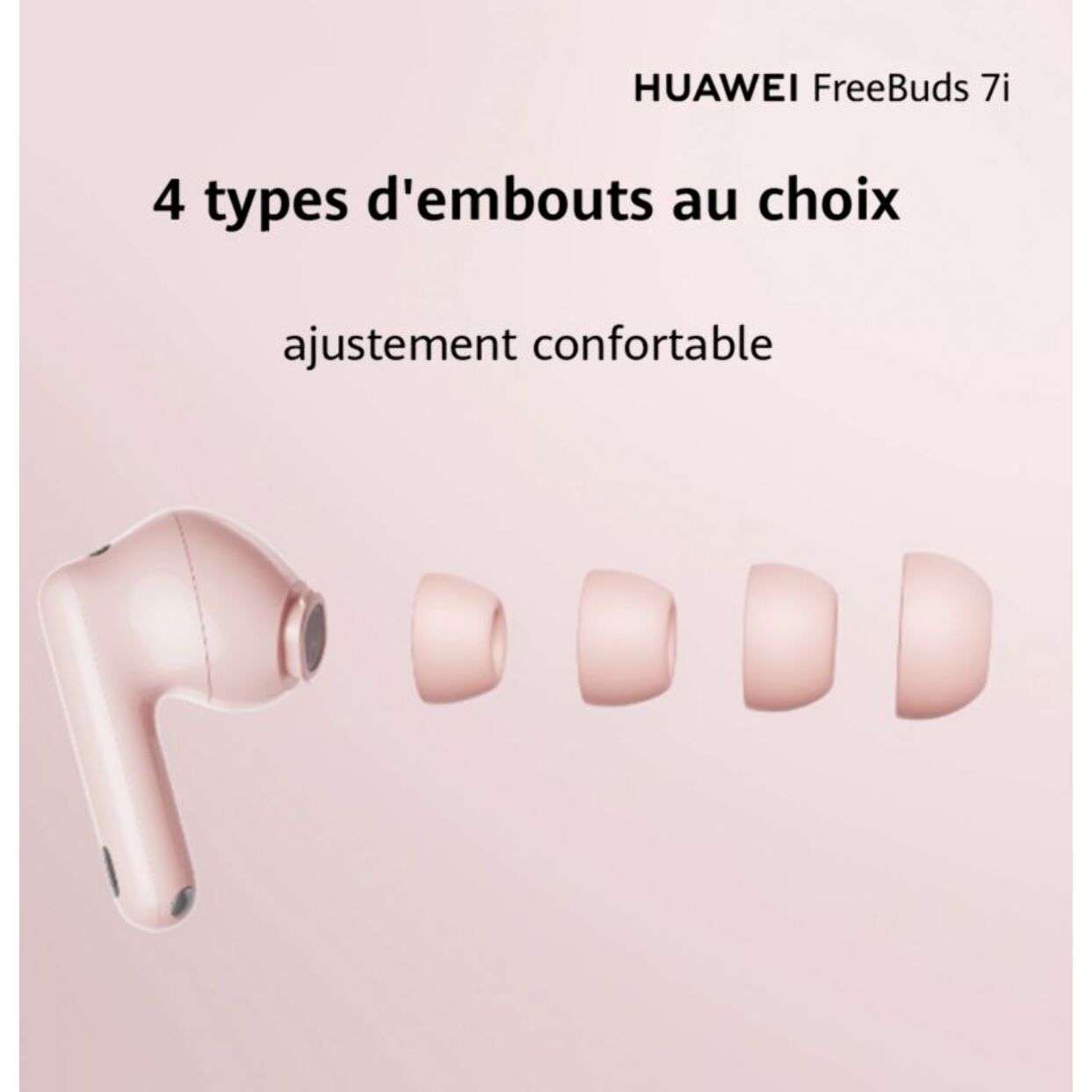 Ecouteurs HUAWEI Freebuds 7i rose