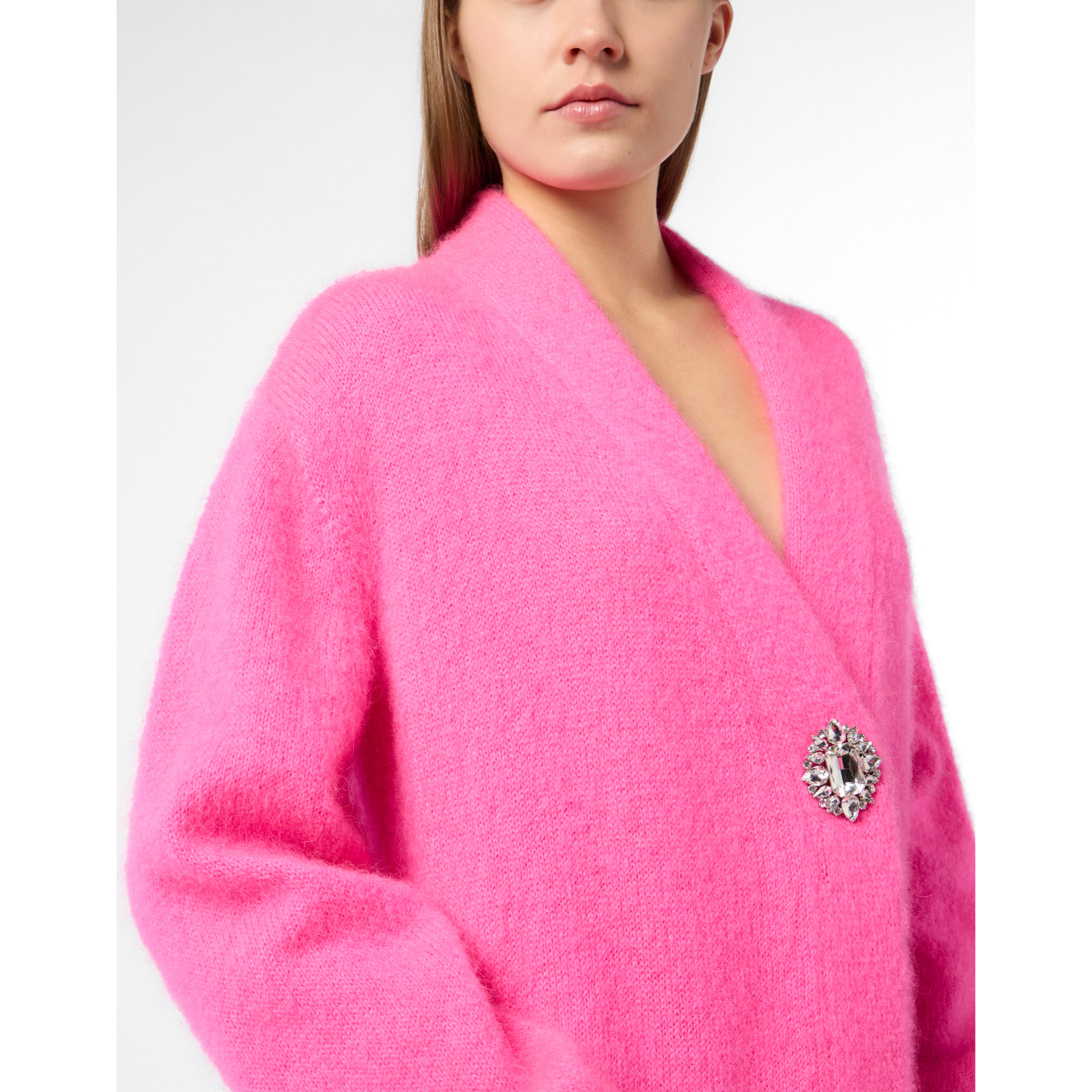 PHILIPP PLEIN Cardigan Hexagon Fluo