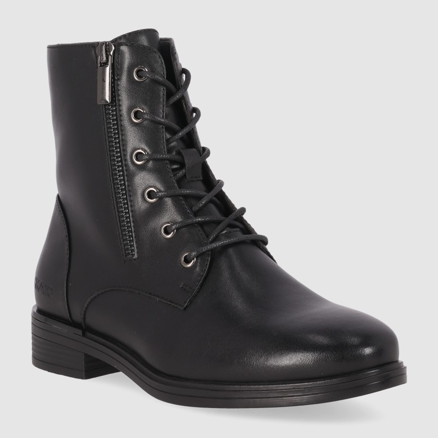 Botines - Negro - Tacón: Bajo