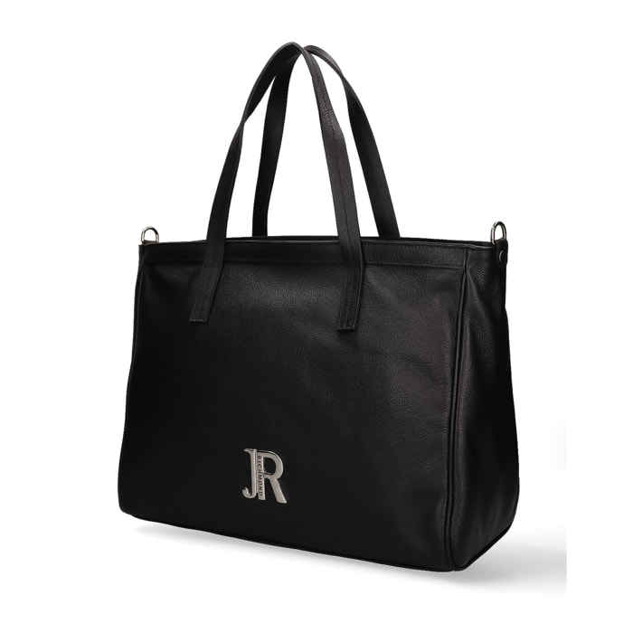 Borsa a mano da donna Made in Italy - Modello Eridana Lux - 100% pelle - 38.0 x 28.0 x 15.0 cm