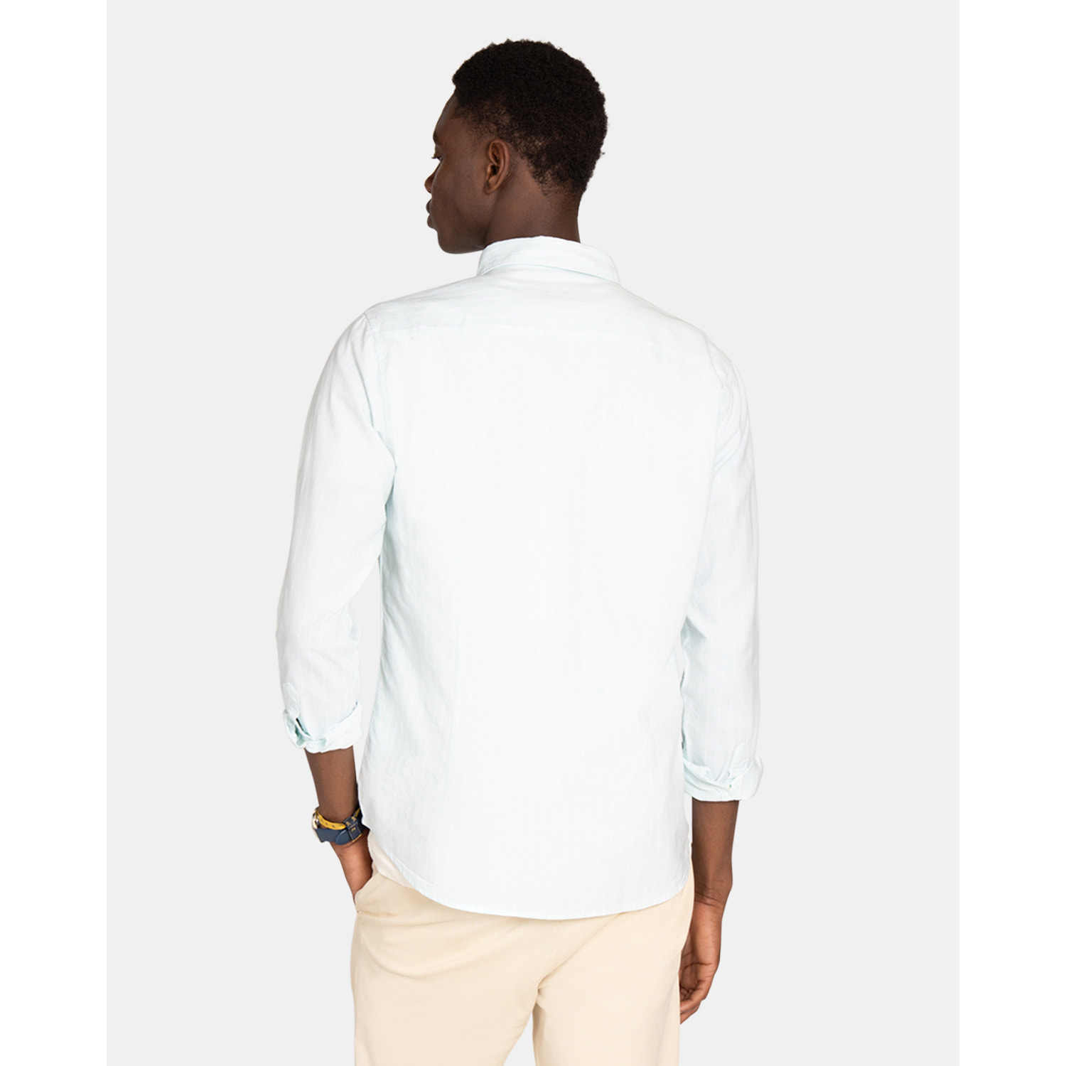 CAMISA SHORELINE STRIPED OXFORD