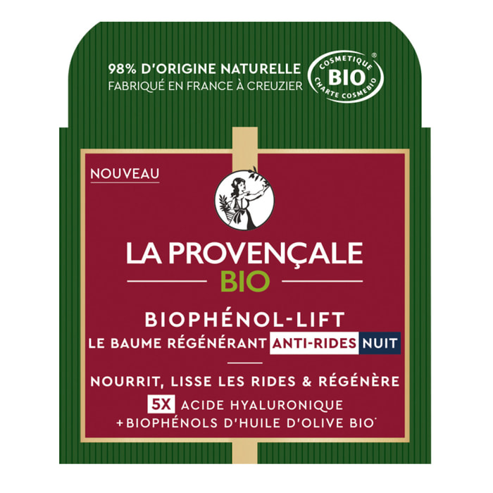 La Provençale Bio Biophénol-Lift Le Baume Régénérant Anti-Rides Nuit 50ml