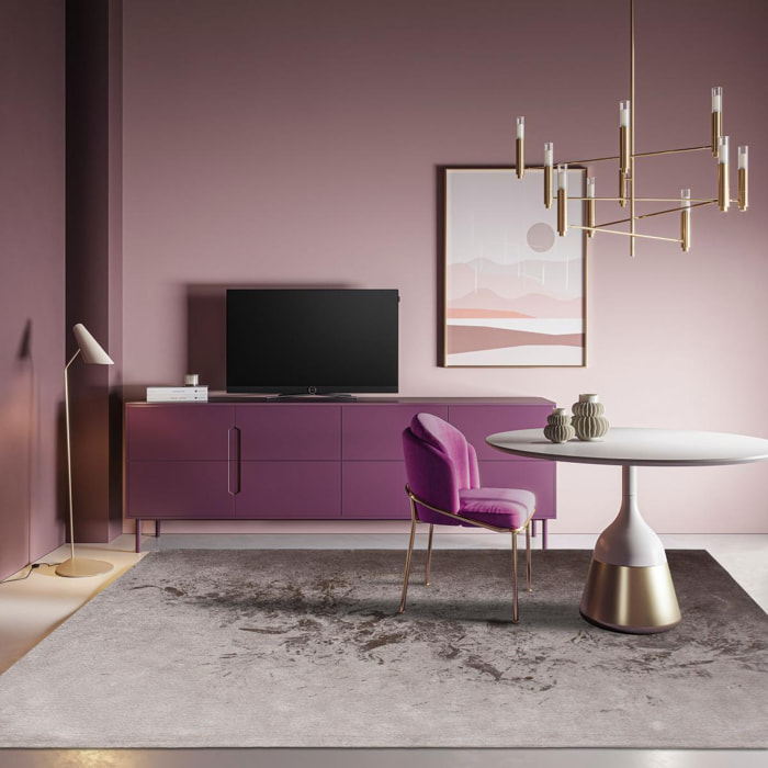 tapis tissé main kilim en coton, motif Abstrait