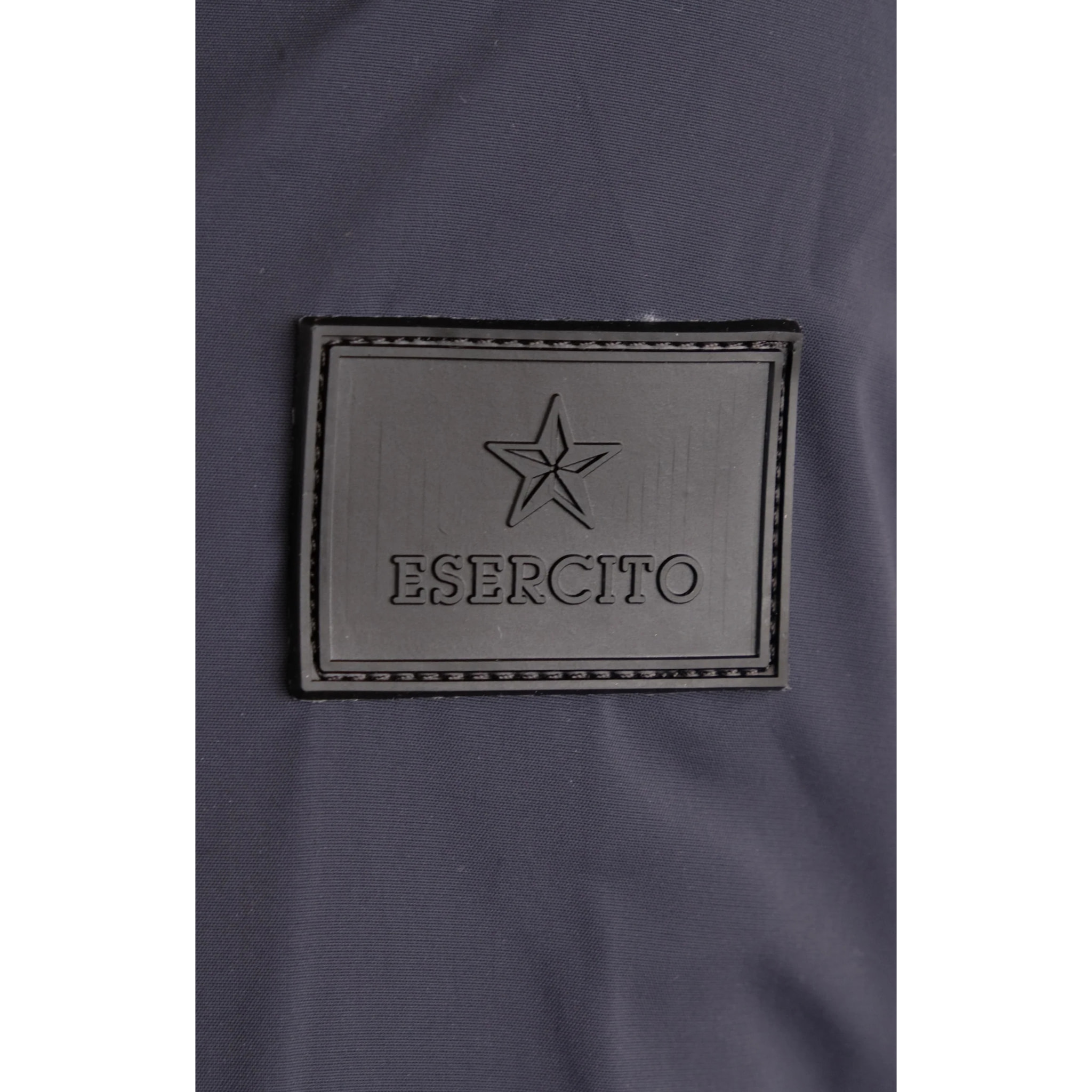 Giacca Esercito con zip blu uomo