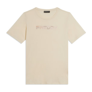 T-shirt Manica Corta con Logo FREDDY Olografico