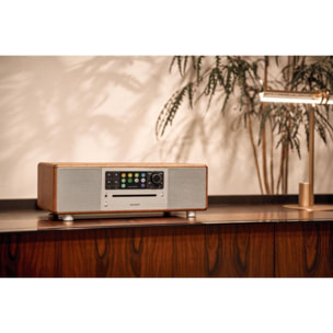 Chaîne HiFi SONORO PRESTIGE Noyer-Argent