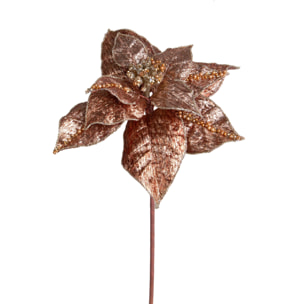 Stella con perle e glitter - Pezzi 12 - 20xH50x2cm - Bianchi Dino SpA