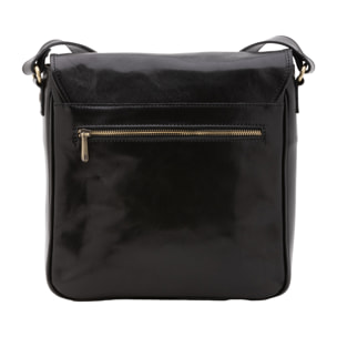 Borsa a tracolla  da uomo In Vera pelle Made in Italy 29x28x9 cm