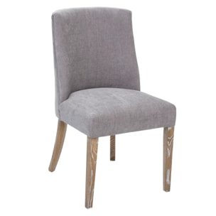 Chaise "Livia" gris