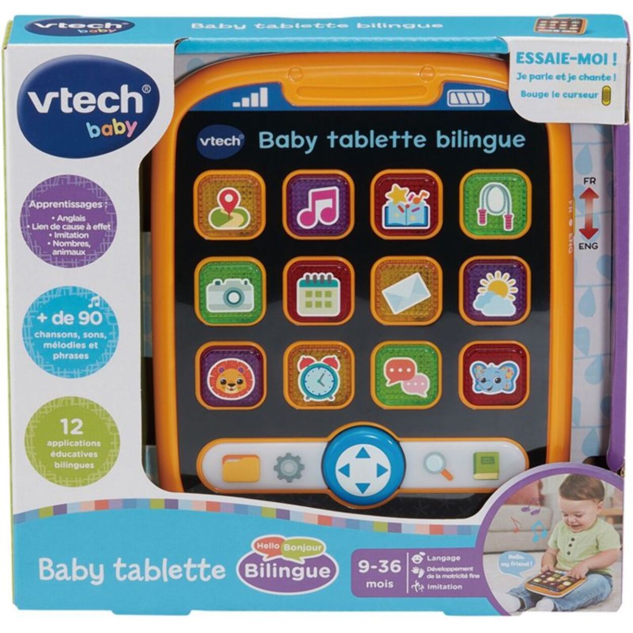Jeu éducatif VTECH Baby tablette bilingue