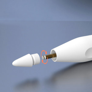 Repuesto de punta 2B tacto suave para iPad de generación 1 y 2. Contiene 2 unidades.