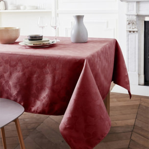 Nappe damassé ABANICO bordeaux