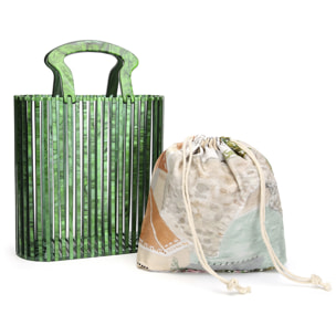 Zoppola bolso de mano en metacrilato.