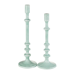 J-Line chandelier Classique - aluminium - bleu - large