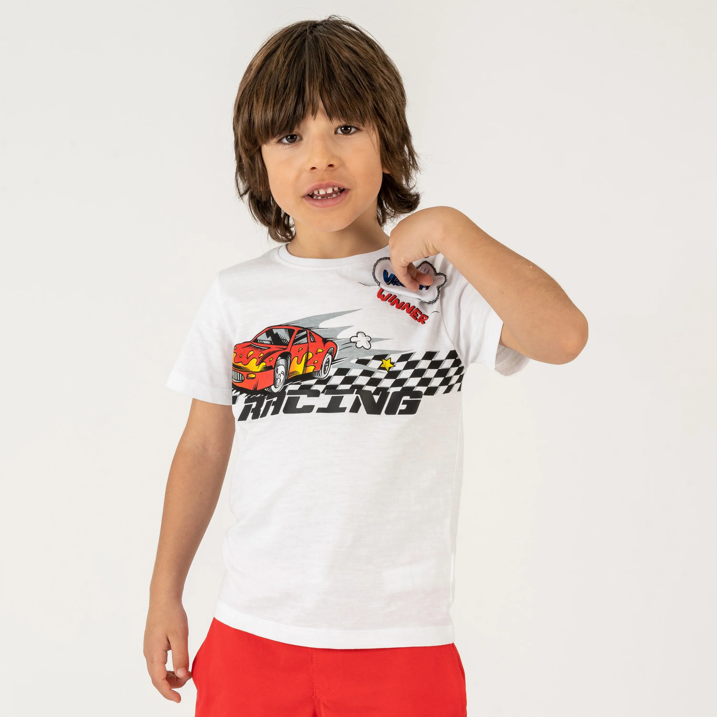 Camiseta de niño blanco