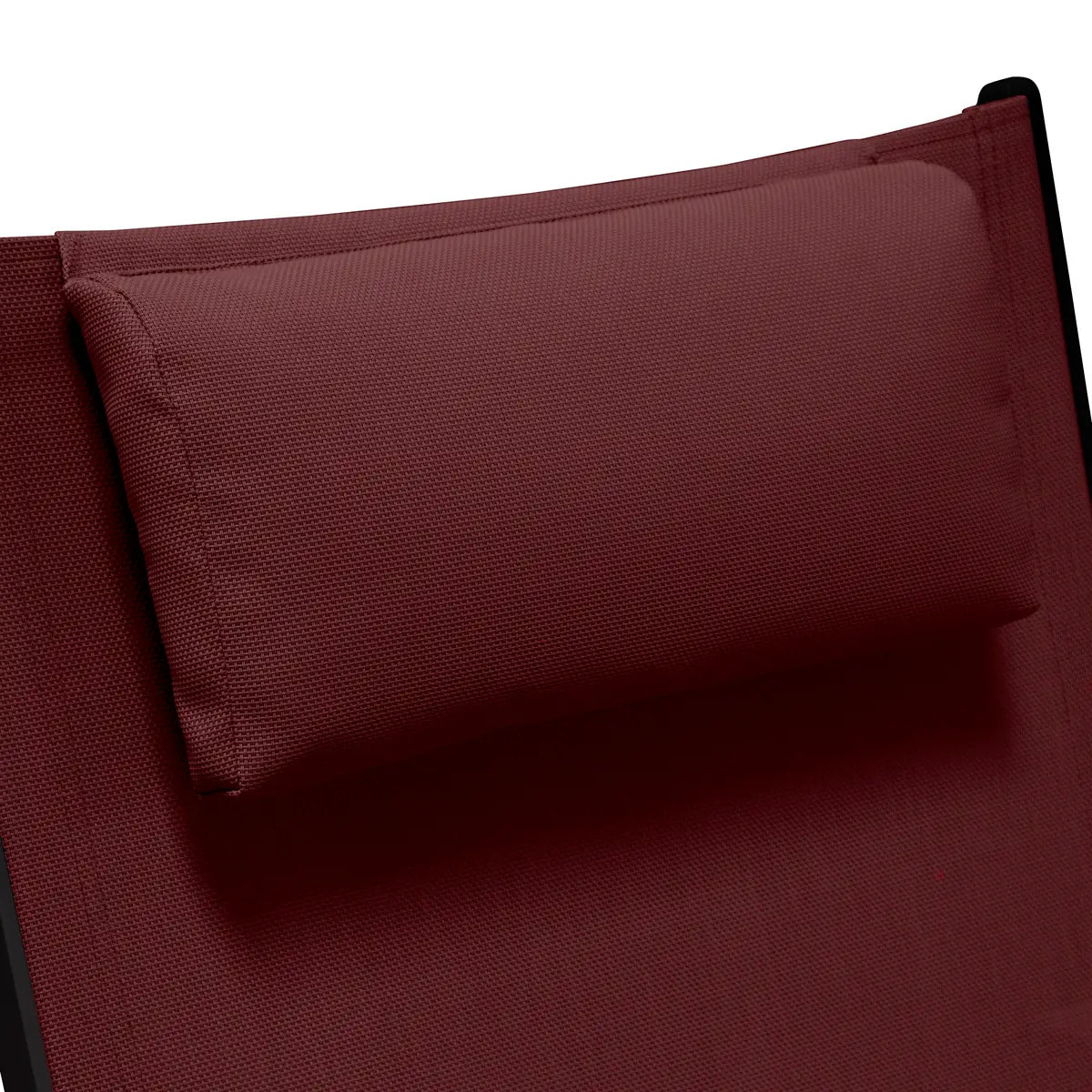 Appui-tête "Adaptia" bordeaux 40x22x6cm en texaline