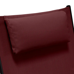 Appui-tête "Adaptia" bordeaux 40x22x6cm en texaline