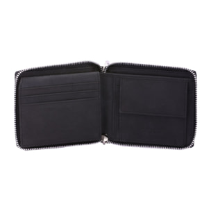Portafoglio uomo in vera pelle - Modello False - Casual - 10.0 x 12.0 x 3.0 cm
