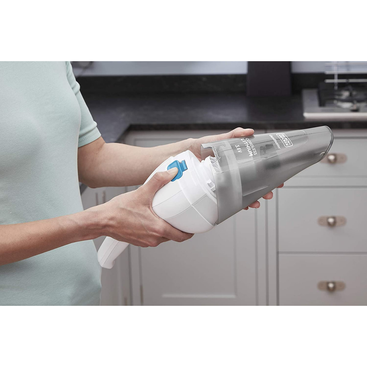 Aspirateur à Main Dustbuster - 3,6V 1,5 Ah Blanc BLACK+DECKER NVC115JL-QW