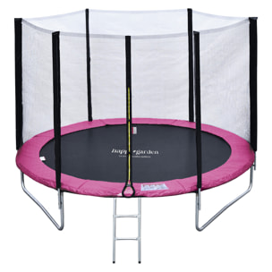 Trampoline réversible avec accessoires -