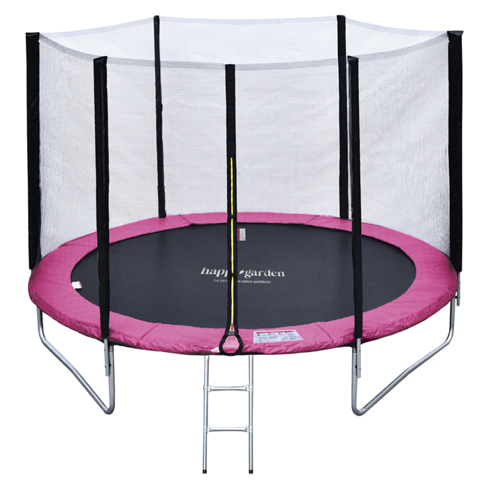 Trampoline réversible avec accessoires -