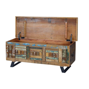 Baúl - madera reciclada - 47x116x40cm