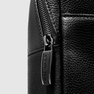 Piquadro Borsello in pelle porta iPad® con tasca per AirPods®, schermato con protezione RFID