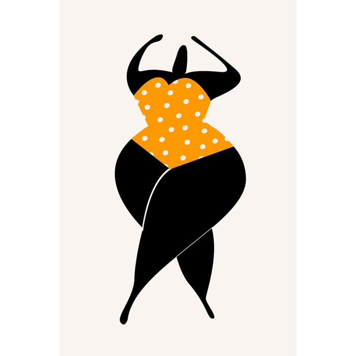 Tableau silhouette estivale Toile imprimée
