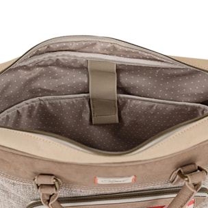Bolso Maletin Portaordenador Mujer Skpat Leyre Taupe