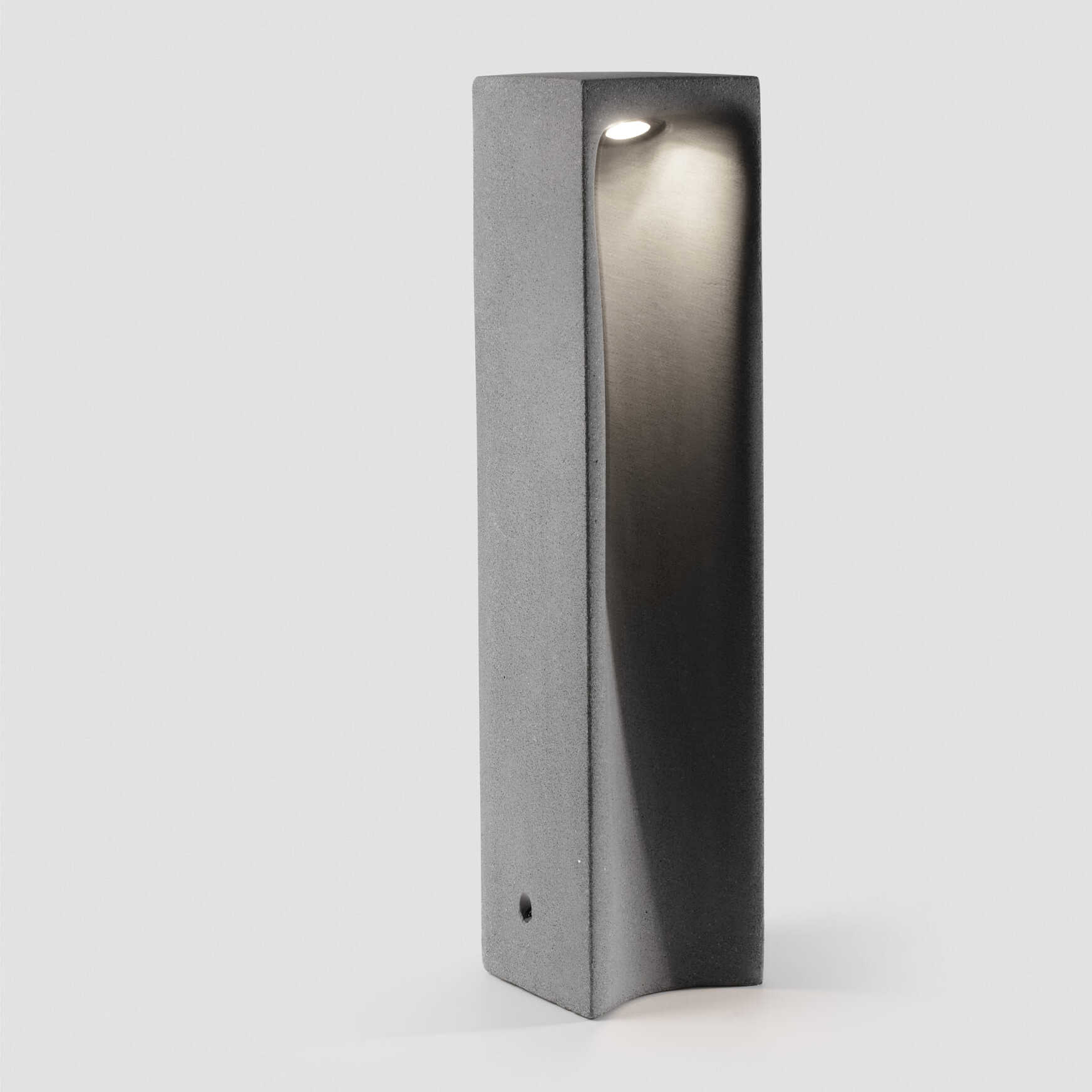 GROT 600 Lampada paletti muro grigio 2700K