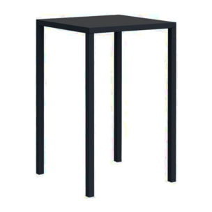 Tavolo da snack, Tetris New 70x70x110 ,nero,ideale per bar,ristoranti, outdoor