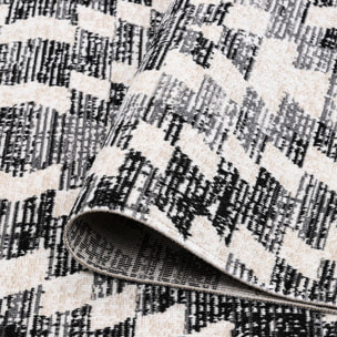 Tapis extérieur tissé kilim rectangle TOMOBI