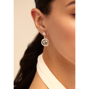 Pendiente Plantón PLATEADO U