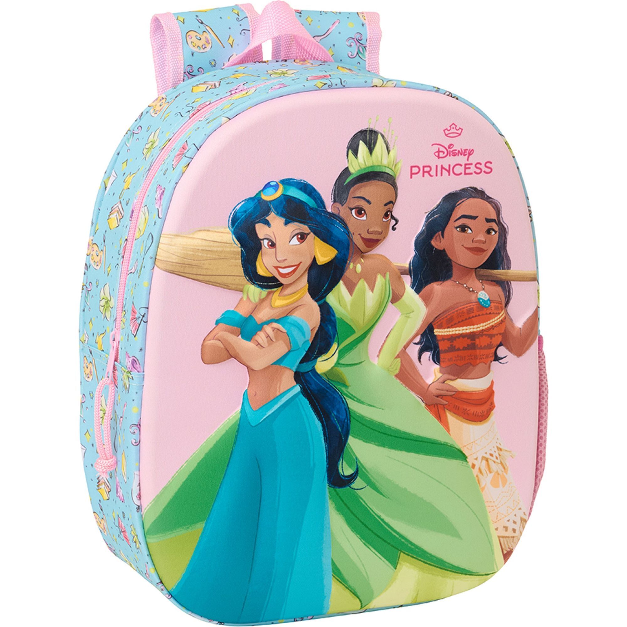 Mochila 3d princesas disney 3d