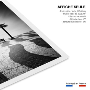 Poster front de mer Affiche seule