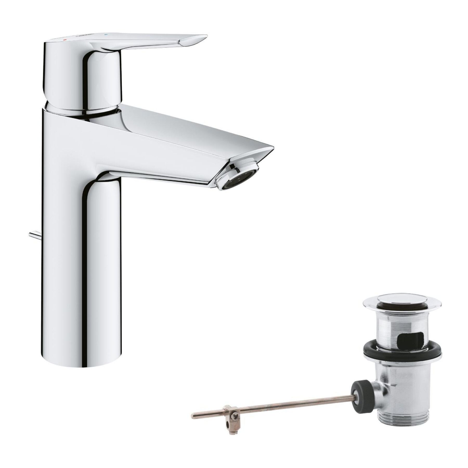 Mitigeur monocommande Lavabo Start QuickFix, Taille M, chromé