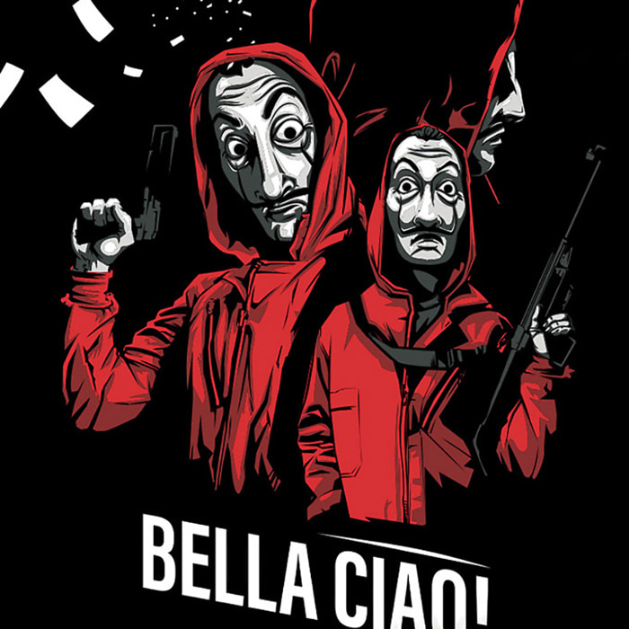 Parure de lit enfant 100% coton - CASA DE PAPEL