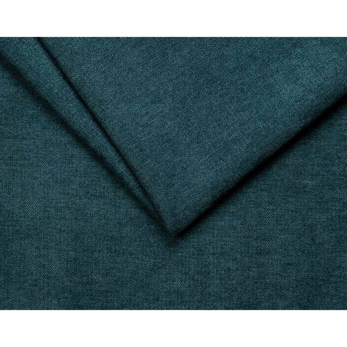 Julia - canapé 3 places convertible couchage quotidien matelas 14 cm en tissu - Bleu