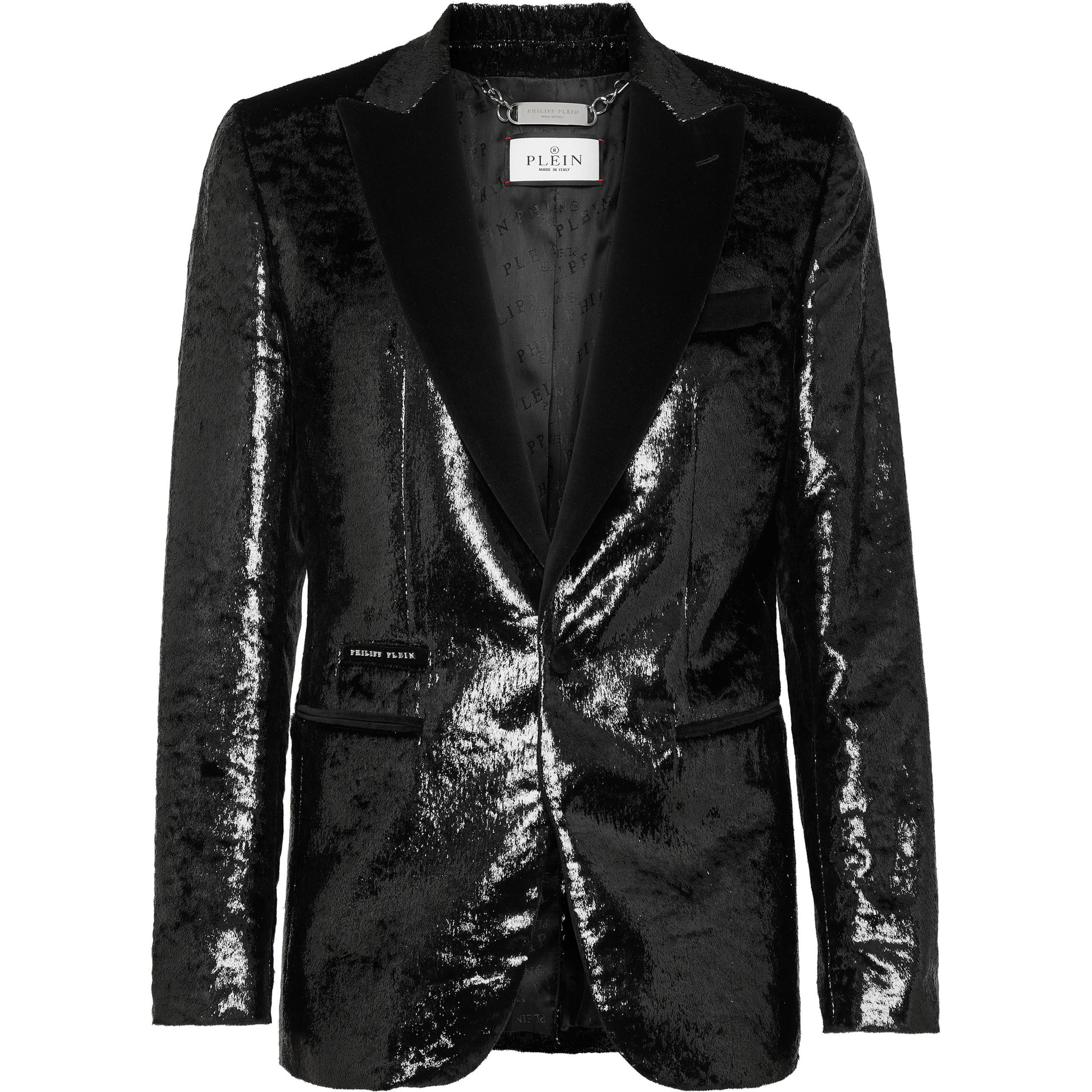 PHILIPP PLEIN One-Button Blazer Slim Fit