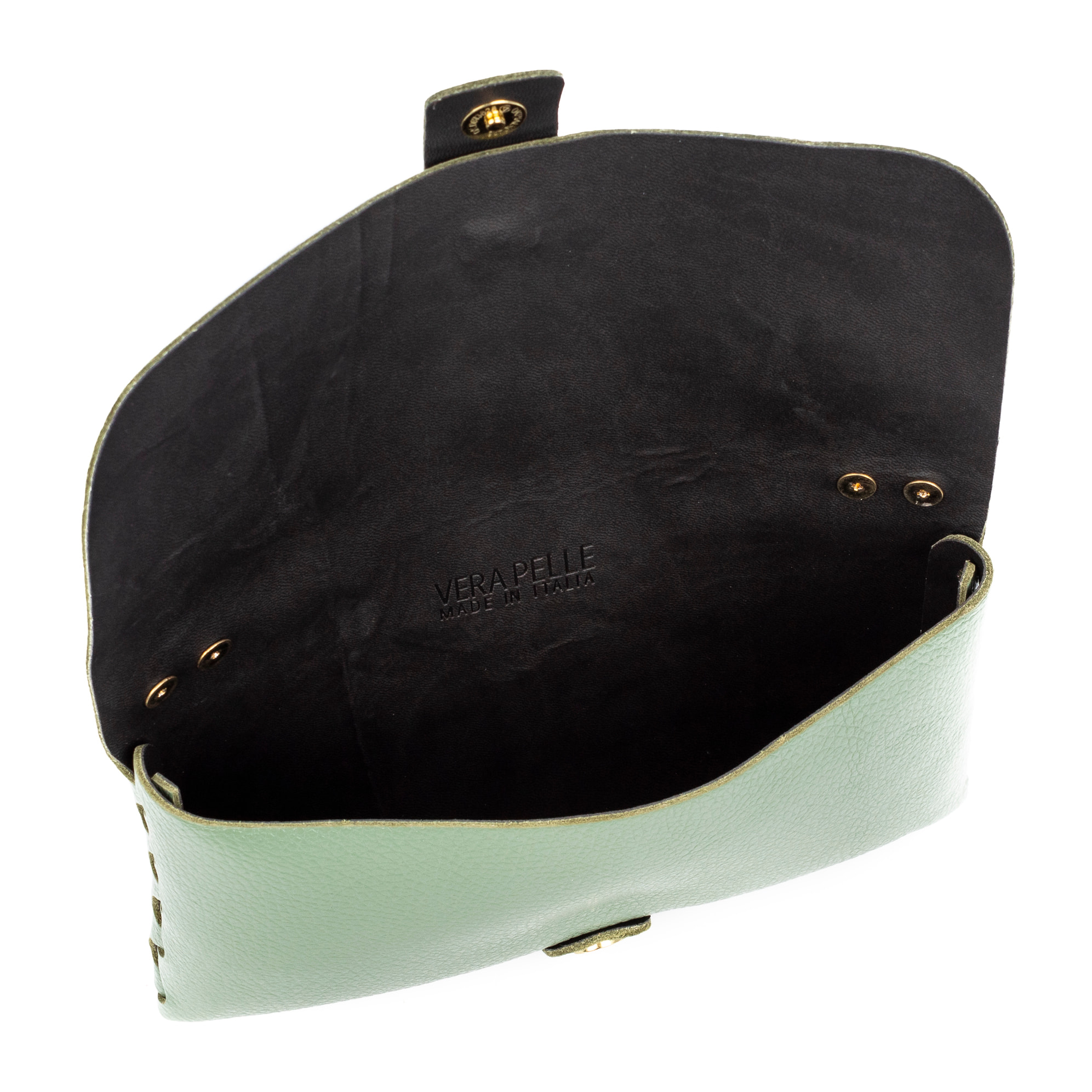 Amaseno borsa a spalla donna. Pelle autentica Dollaro.