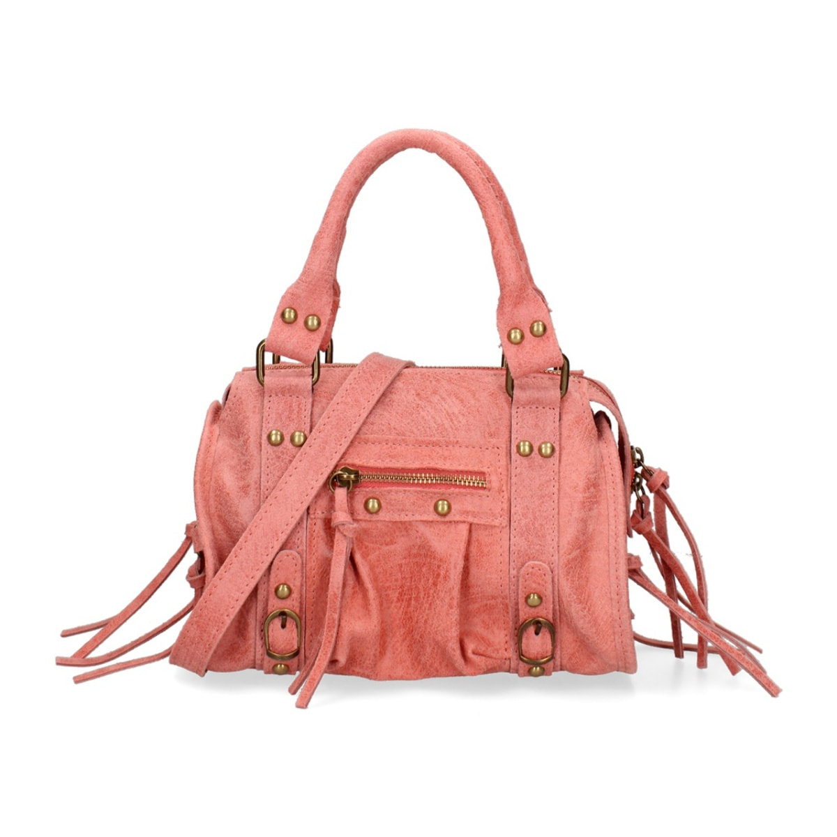 Borsa a spalla da donna - Modello Erisia - Vera pelle - 25.0 x 15.0 x 10.0 cm
