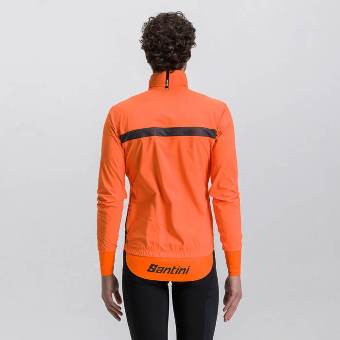 Guard Neos Men's Jacket With Hood - Orange-fluorescent - Orange-fluorescent