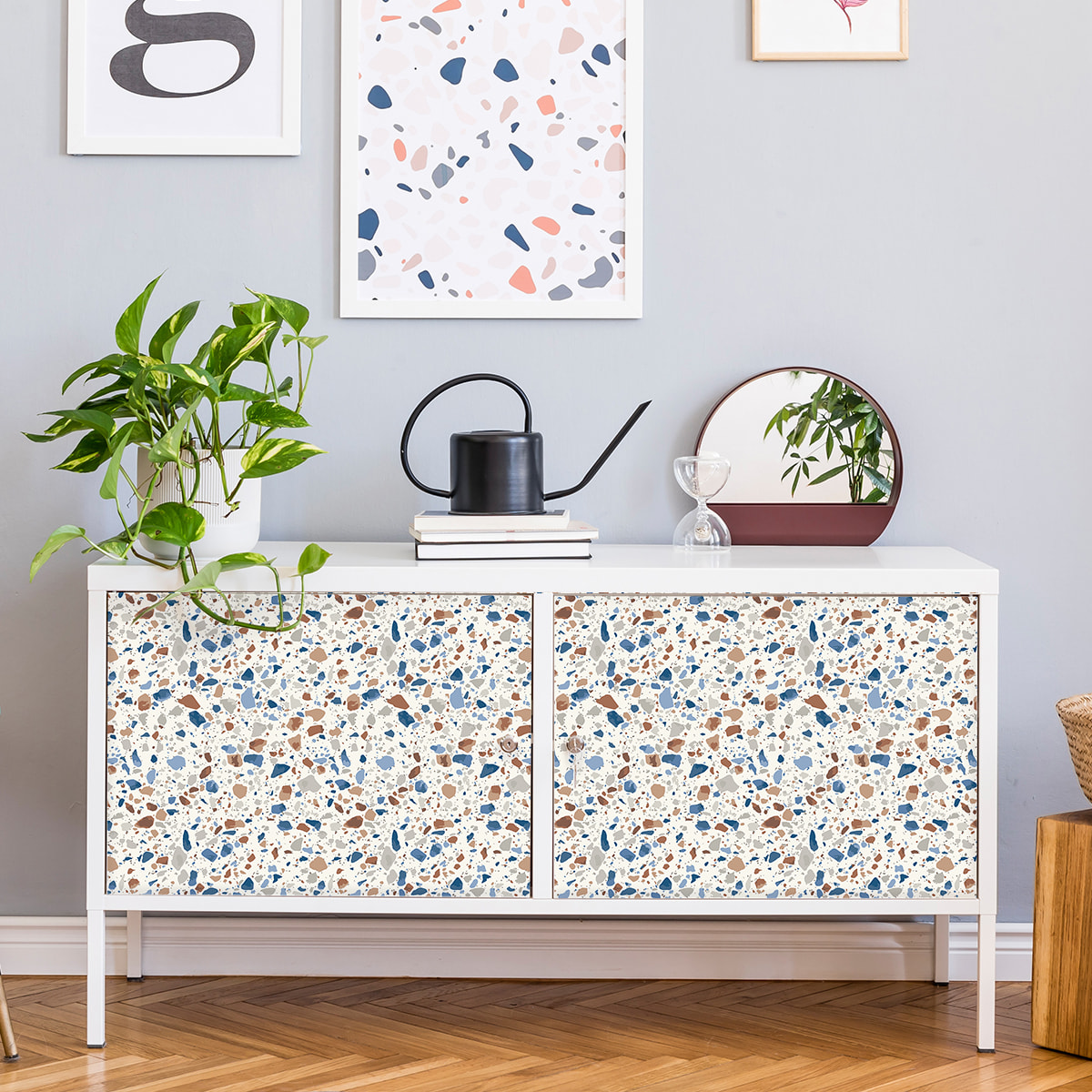 Sticker terrazzo pour meuble genova 60 x 90 cm