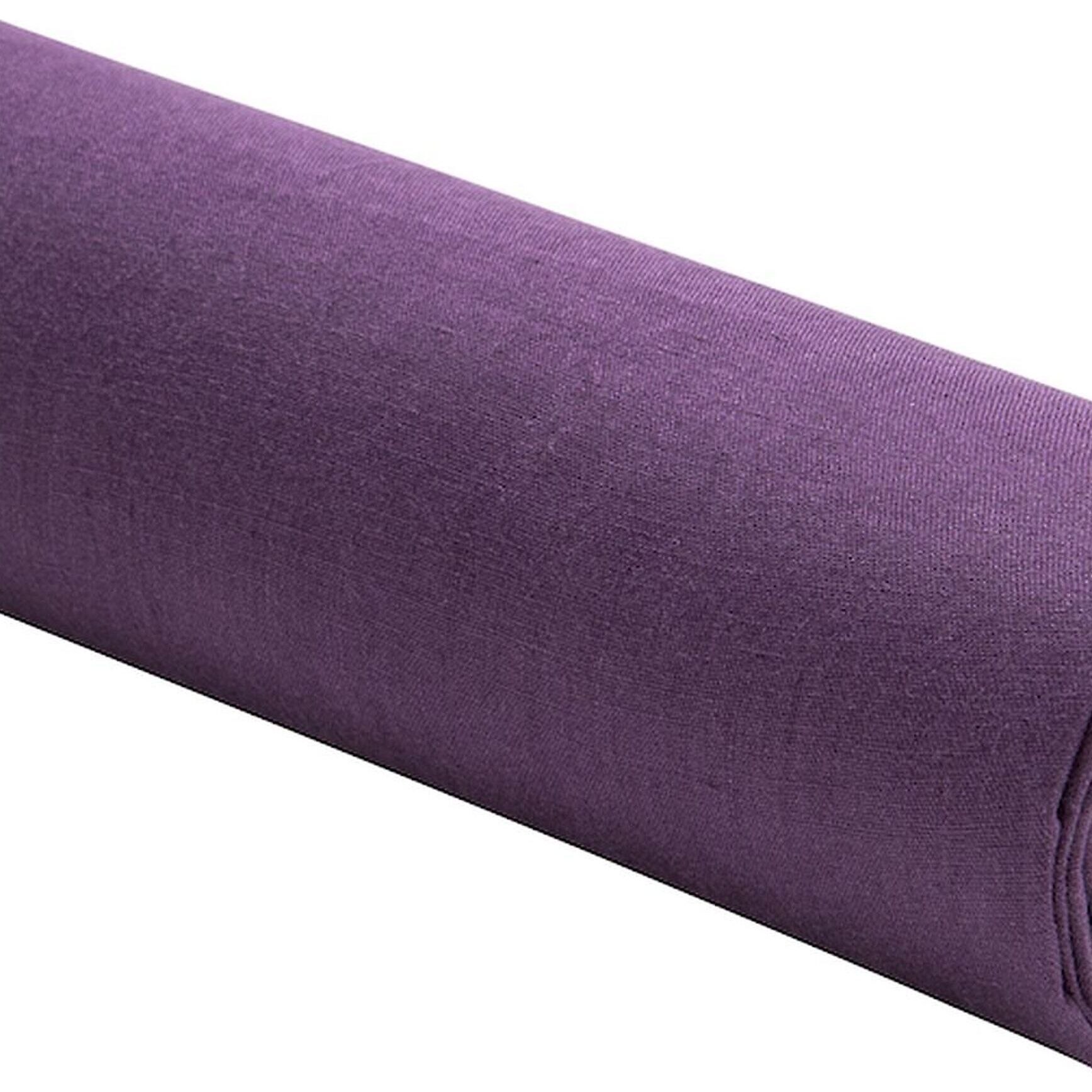 Drap Housse - Bonnet:40cm 100%lin LavÉ Prune