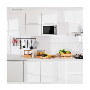 Microonde da incasso con piatto GrandHeat 2590 Built-In Steel Black Cecotec